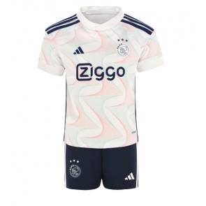 Ajax Replika Babytøj Udebanesæt Børn 2023-24 Kortærmet (+ Korte bukser)